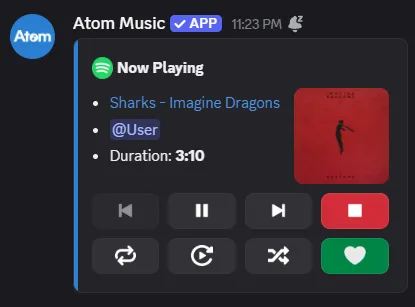 Atom Music screenshot 2